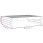 vidaXL Gartenhocker 120x80 cm Massivholz Douglasie vidaXL Gartenhocker 120x80 cm Massivholz Douglasie