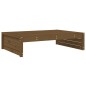 vidaXL Gartenhocker Honigbraun 120x80 cm Massivholz Kiefer vidaXL Gartenhocker Honigbraun 120x80 cm Massivholz Kiefer