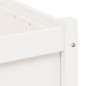 vidaXL Pflanzkübel 2 Stk. Weiß Massivholz Kiefer vidaXL Pflanzkübel 2 Stk. Weiß Massivholz Kiefer