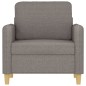 vidaXL Sessel Taupe 60 cm Stoff vidaXL Sessel Taupe 60 cm Stoff