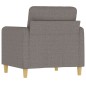 vidaXL Sessel Taupe 60 cm Stoff vidaXL Sessel Taupe 60 cm Stoff