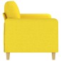vidaXL 2-Sitzer-Sofa Hellgelb 140 cm Stoff vidaXL 2-Sitzer-Sofa Hellgelb 140 cm Stoff