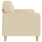 vidaXL 3-Sitzer-Sofa Creme 180 cm Stoff vidaXL 3-Sitzer-Sofa Creme 180 cm Stoff