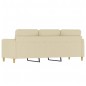 vidaXL 3-Sitzer-Sofa Creme 180 cm Stoff vidaXL 3-Sitzer-Sofa Creme 180 cm Stoff