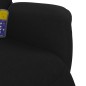 vidaXL Massagesessel mit Fußteil Schwarz Samt vidaXL Massagesessel mit Fußteil Schwarz Samt