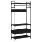 vidaXL Kleiderschrank mit Schubladen Schwarz 89x39x184,5 cm vidaXL Kleiderschrank mit Schubladen Schwarz 89x39x184,5 cm