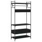 vidaXL Kleiderschrank mit Schubladen Schwarz 89x39x184,5 cm vidaXL Kleiderschrank mit Schubladen Schwarz 89x39x184,5 cm