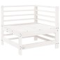 vidaXL 7-tlg. Garten-Lounge-Set Weiß Massivholz Kiefer vidaXL 7-tlg. Garten-Lounge-Set Weiß Massivholz Kiefer
