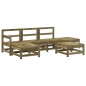 vidaXL 6-tlg. Garten-Lounge-Set Imprägniertes Kiefernholz vidaXL 6-tlg. Garten-Lounge-Set Imprägniertes Kiefernholz