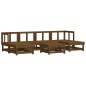 vidaXL 7-tlg. Garten-Lounge-Set Honigbraun Massivholz Kiefer vidaXL 7-tlg. Garten-Lounge-Set Honigbraun Massivholz Kiefer