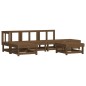 vidaXL 6-tlg. Garten-Lounge-Set Honigbraun Massivholz Kiefer vidaXL 6-tlg. Garten-Lounge-Set Honigbraun Massivholz Kiefer