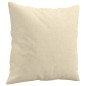 vidaXL 2-Sitzer-Sofa mit Zierkissen Creme 140 cm Stoff vidaXL 2-Sitzer-Sofa mit Zierkissen Creme 140 cm Stoff