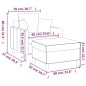 vidaXL Sessel mit Hocker Weinrot 60 cm Samt vidaXL Sessel mit Hocker Weinrot 60 cm Samt