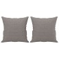 vidaXL 3-Sitzer-Sofa mit Zierkissen Taupe 180 cm Stoff vidaXL 3-Sitzer-Sofa mit Zierkissen Taupe 180 cm Stoff