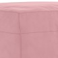 vidaXL 4-tlg. Sofagarnitur mit Kissen Rosa Samt vidaXL 4-tlg. Sofagarnitur mit Kissen Rosa Samt