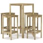 vidaXL 5-tlg. Gartenbar-Set Kiefernholz Imprägniert vidaXL 5-tlg. Gartenbar-Set Kiefernholz Imprägniert