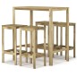 vidaXL 5-tlg. Gartenbar-Set Kiefernholz Imprägniert vidaXL 5-tlg. Gartenbar-Set Kiefernholz Imprägniert