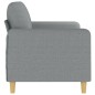 vidaXL 2-Sitzer-Sofa Hellgrau 140 cm Stoff vidaXL 2-Sitzer-Sofa Hellgrau 140 cm Stoff