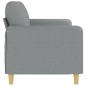 vidaXL 3-Sitzer-Sofa Hellgrau 180 cm Stoff vidaXL 3-Sitzer-Sofa Hellgrau 180 cm Stoff