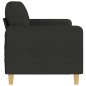 vidaXL 3-Sitzer-Sofa Schwarz 180 cm Stoff vidaXL 3-Sitzer-Sofa Schwarz 180 cm Stoff