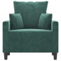 vidaXL Sessel Dunkelgrün 60 cm Samt vidaXL Sessel Dunkelgrün 60 cm Samt