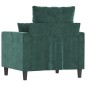 vidaXL Sessel Dunkelgrün 60 cm Samt vidaXL Sessel Dunkelgrün 60 cm Samt