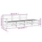 vidaXL 4-tlg. Garten-Lounge-Set Schwarz Massivholz Kiefer vidaXL 4-tlg. Garten-Lounge-Set Schwarz Massivholz Kiefer