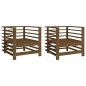 vidaXL Gartenstühle 2 Stk. Honigbraun Massivholz Kiefer vidaXL Gartenstühle 2 Stk. Honigbraun Massivholz Kiefer