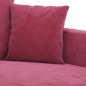 vidaXL Sessel Weinrot 60 cm Samt vidaXL Sessel Weinrot 60 cm Samt