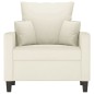 vidaXL Sessel Creme 60 cm Samt vidaXL Sessel Creme 60 cm Samt