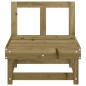 vidaXL Garten-Mittelsofa Kiefernholz Imprägniert vidaXL Garten-Mittelsofa Kiefernholz Imprägniert