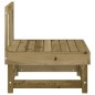 vidaXL Garten-Mittelsofa Kiefernholz Imprägniert vidaXL Garten-Mittelsofa Kiefernholz Imprägniert