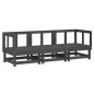 vidaXL 3-tlg. Garten-Lounge-Set Grau Massivholz Kiefer vidaXL 3-tlg. Garten-Lounge-Set Grau Massivholz Kiefer