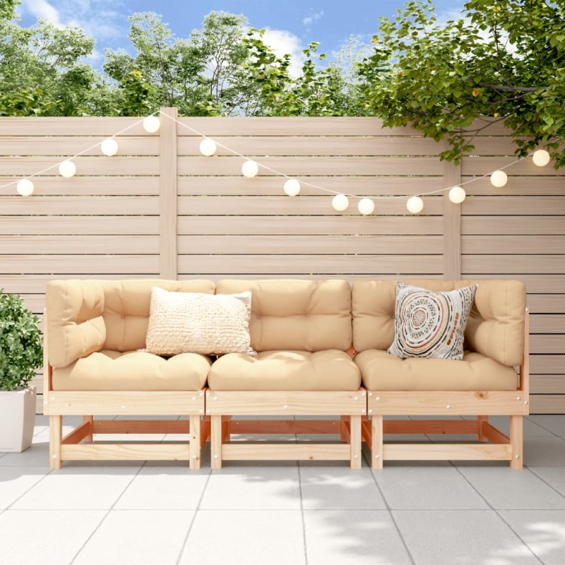 vidaXL 3-tlg. Garten-Lounge-Set Massivholz Kiefer vidaXL 3-tlg. Garten-Lounge-Set Massivholz Kiefer