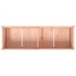 vidaXL Pflanzkübel 150x50x70 cm Massivholz Douglasie