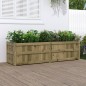 vidaXL Pflanzkübel 180x50x50 cm Kiefernholz Imprägniert vidaXL Pflanzkübel 180x50x50 cm Kiefernholz Imprägniert