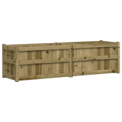 vidaXL Pflanzkübel 180x50x50 cm Kiefernholz Imprägniert