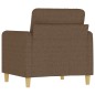 vidaXL Sessel Braun 60 cm Stoff vidaXL Sessel Braun 60 cm Stoff