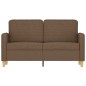 vidaXL 2-Sitzer-Sofa Braun 120 cm Stoff vidaXL 2-Sitzer-Sofa Braun 120 cm Stoff