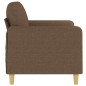 vidaXL 2-Sitzer-Sofa Braun 120 cm Stoff vidaXL 2-Sitzer-Sofa Braun 120 cm Stoff