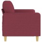 vidaXL 3-Sitzer-Sofa Weinrot 180 cm Stoff vidaXL 3-Sitzer-Sofa Weinrot 180 cm Stoff