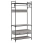 vidaXL Kleiderständer mit Schubladen Grau Sonoma 89x39x184,5 cm vidaXL Kleiderständer mit Schubladen Grau Sonoma 89x39x184,5 cm