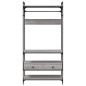 vidaXL Kleiderständer mit Schubladen Grau Sonoma 89x39x184,5 cm vidaXL Kleiderständer mit Schubladen Grau Sonoma 89x39x184,5 cm