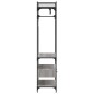 vidaXL Kleiderständer mit Schubladen Grau Sonoma 89x39x184,5 cm vidaXL Kleiderständer mit Schubladen Grau Sonoma 89x39x184,5 cm