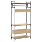 vidaXL Kleiderständer mit Schubladen Sonoma-Eiche 89x39x184,5 cm vidaXL Kleiderständer mit Schubladen Sonoma-Eiche 89x39x184,5 cm