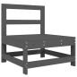vidaXL 6-tlg. Garten-Lounge-Set Grau Massivholz Kiefer vidaXL 6-tlg. Garten-Lounge-Set Grau Massivholz Kiefer