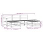vidaXL 6-tlg. Garten-Lounge-Set Grau Massivholz Kiefer vidaXL 6-tlg. Garten-Lounge-Set Grau Massivholz Kiefer