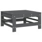 vidaXL 6-tlg. Garten-Lounge-Set Grau Massivholz Kiefer vidaXL 6-tlg. Garten-Lounge-Set Grau Massivholz Kiefer