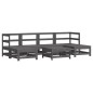 vidaXL 7-tlg. Garten-Lounge-Set Grau Massivholz Kiefer vidaXL 7-tlg. Garten-Lounge-Set Grau Massivholz Kiefer