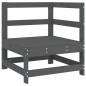 vidaXL 7-tlg. Garten-Lounge-Set Grau Massivholz Kiefer vidaXL 7-tlg. Garten-Lounge-Set Grau Massivholz Kiefer